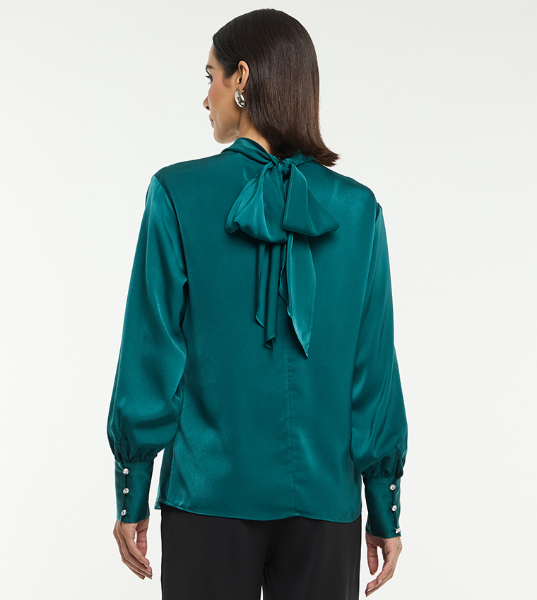بي سي بي جي  توبات كاجوال  - أخضر غامق  Casual Tops