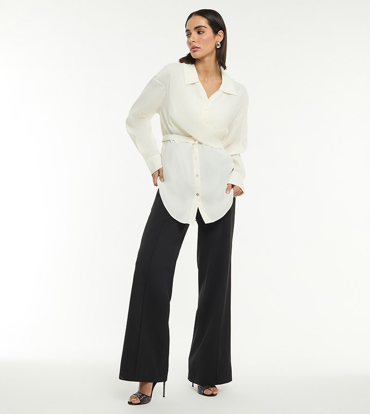 Twist Detail Modal Shirt