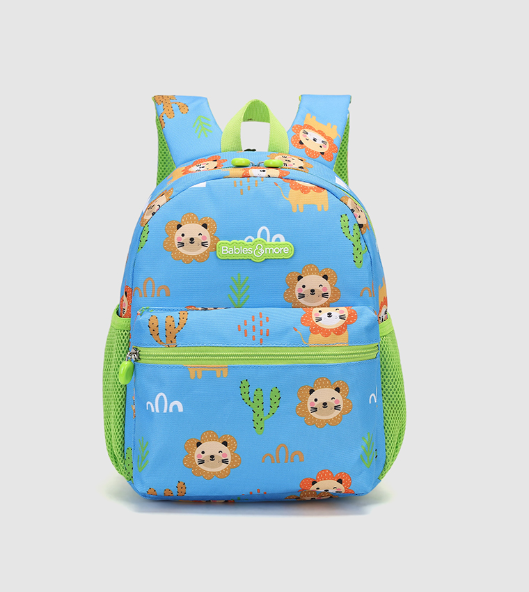Printed Front Pocket Backpack