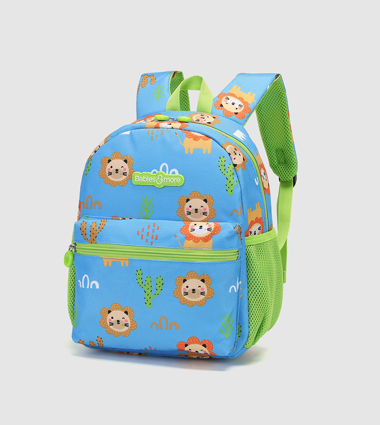 Printed Front Pocket Backpack