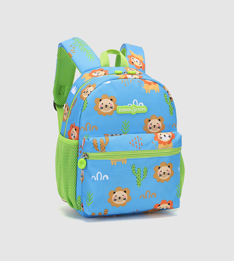 Printed Front Pocket Backpack