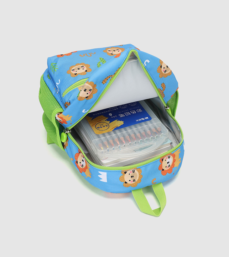 Printed Front Pocket Backpack