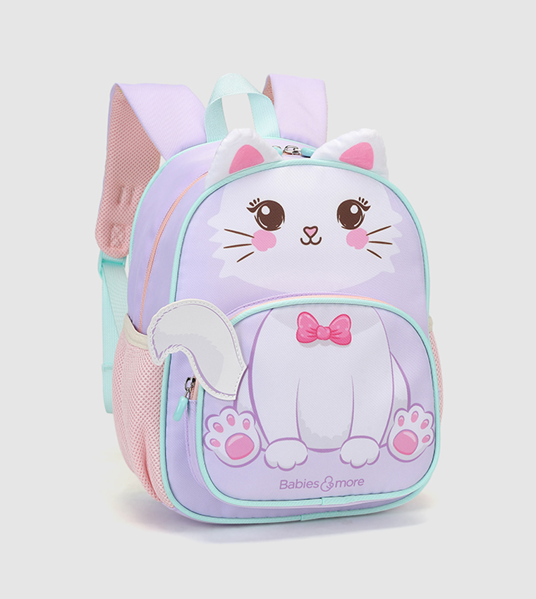 3D Detail Front Pocket Backpack