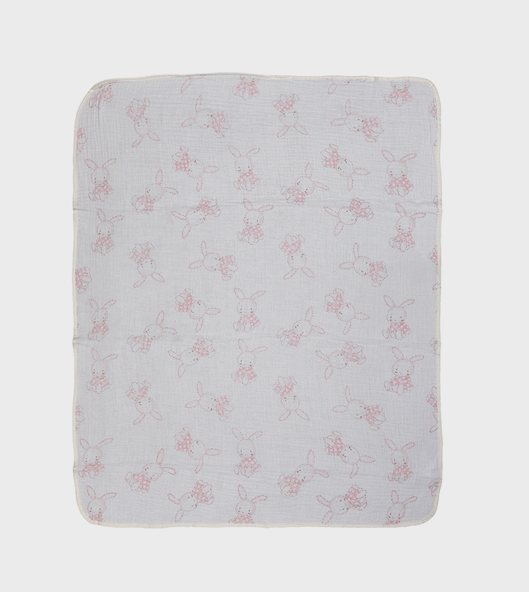 9 Pcs Printed Single-Layer Blanket 