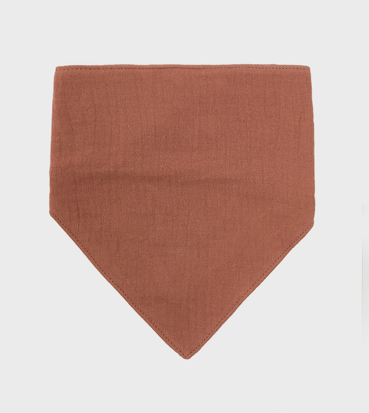 4 Pack 6-Layer Crepe Triangular Bibs