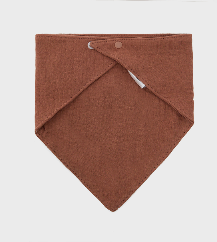 4 Pack 6-Layer Crepe Triangular Bibs