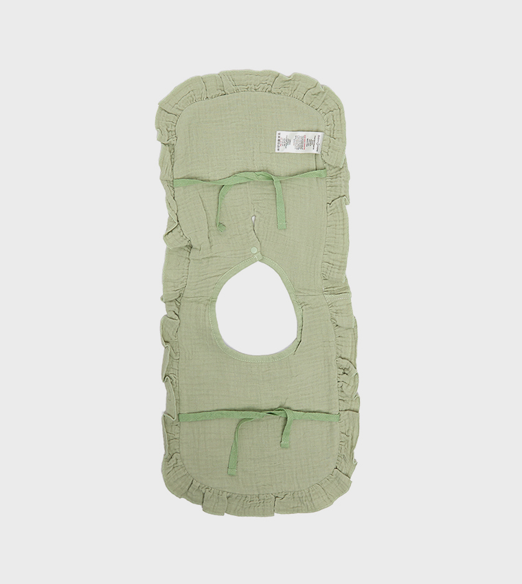 6-Layer Lace Trim U-Shaped Bib