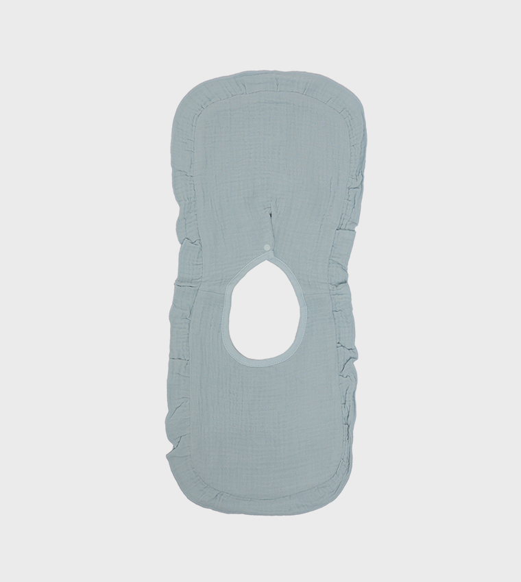 6-Layer Lace Trim U-Shaped Bib