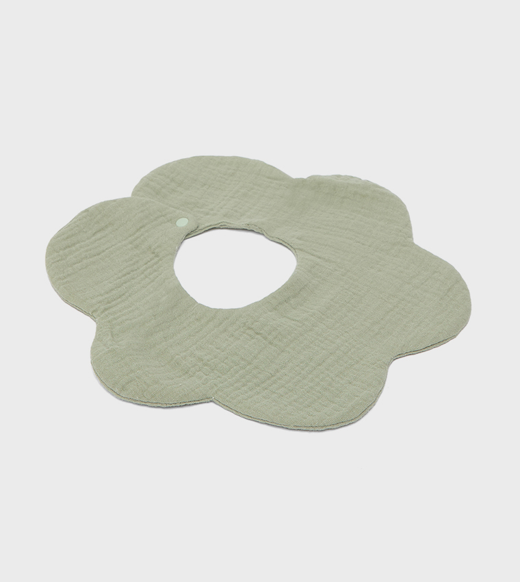 2 Pack 6-Layer Crepe Petal Bibs