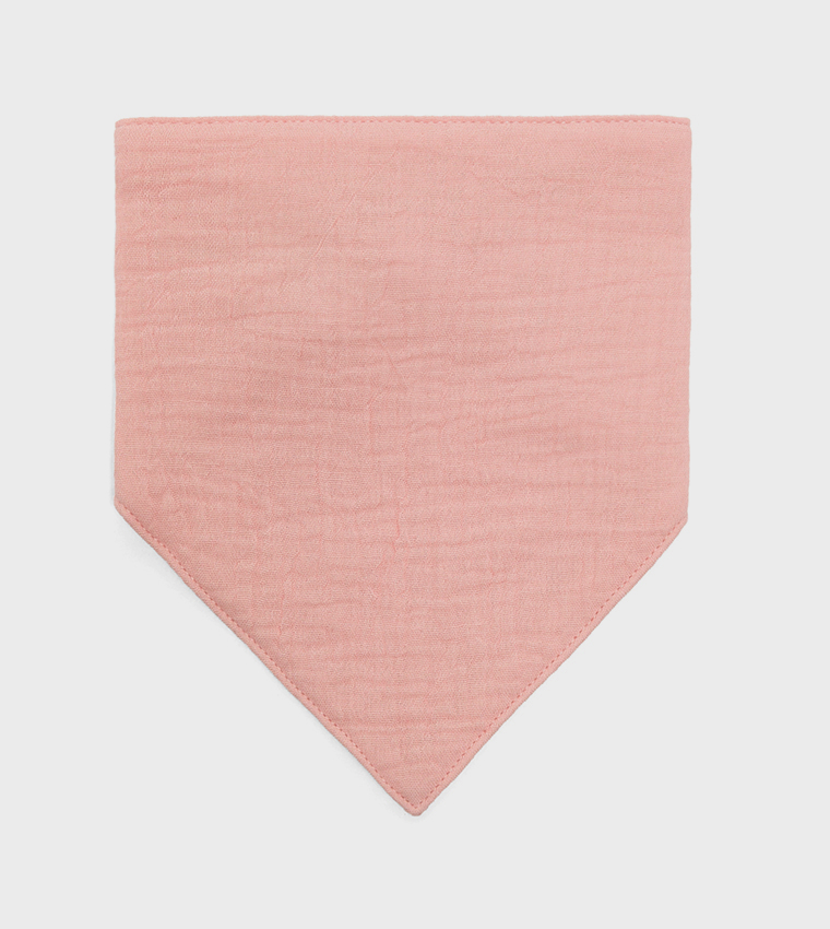6-Layer Crepe Triangular Bib