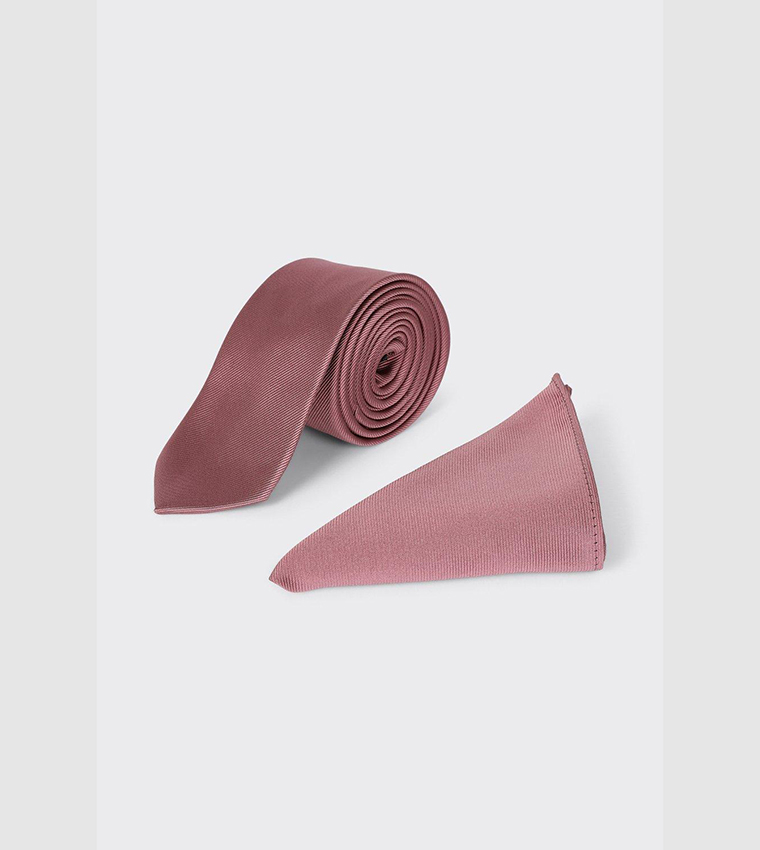 Slim Tie and Pocket Square Set