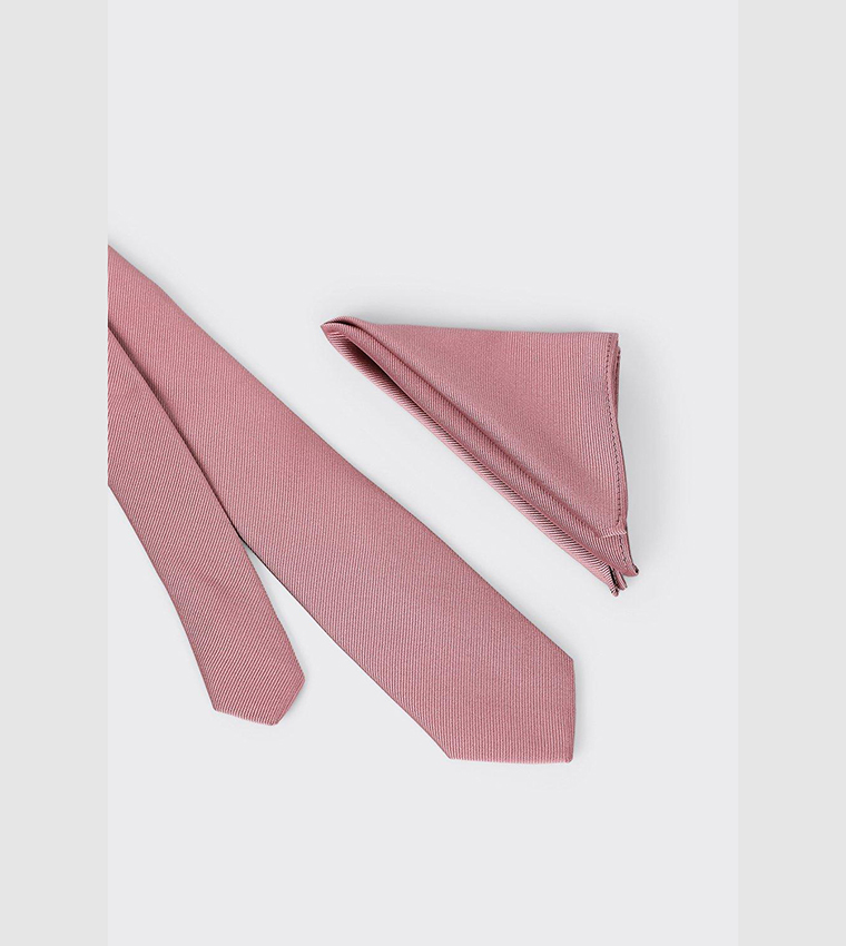 Slim Tie and Pocket Square Set