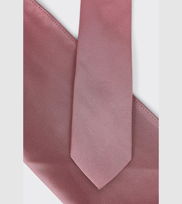 Slim Tie and Pocket Square Set