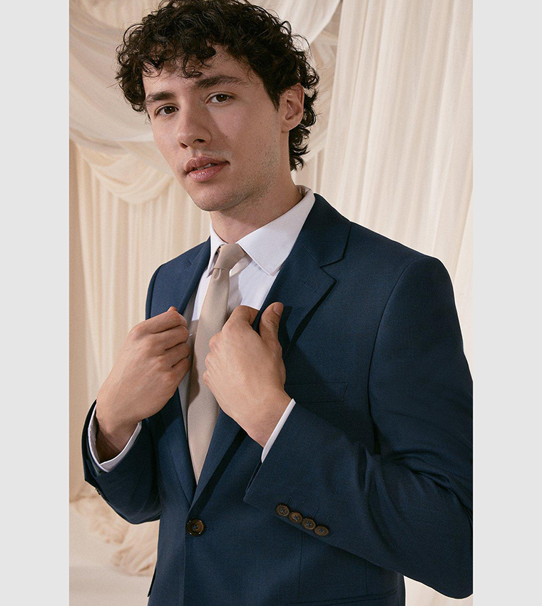 Textured Slim Tie