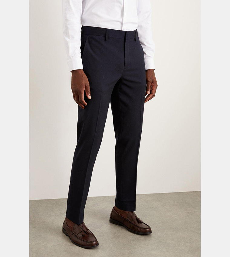 Slim Fit Navy Suit Trousers