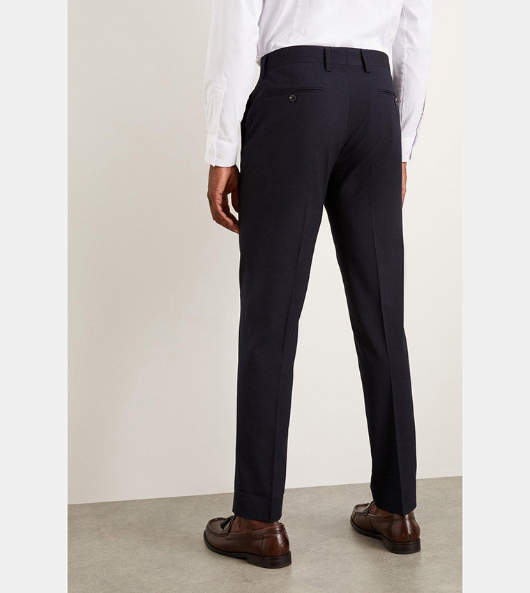 Slim Fit Navy Suit Trousers