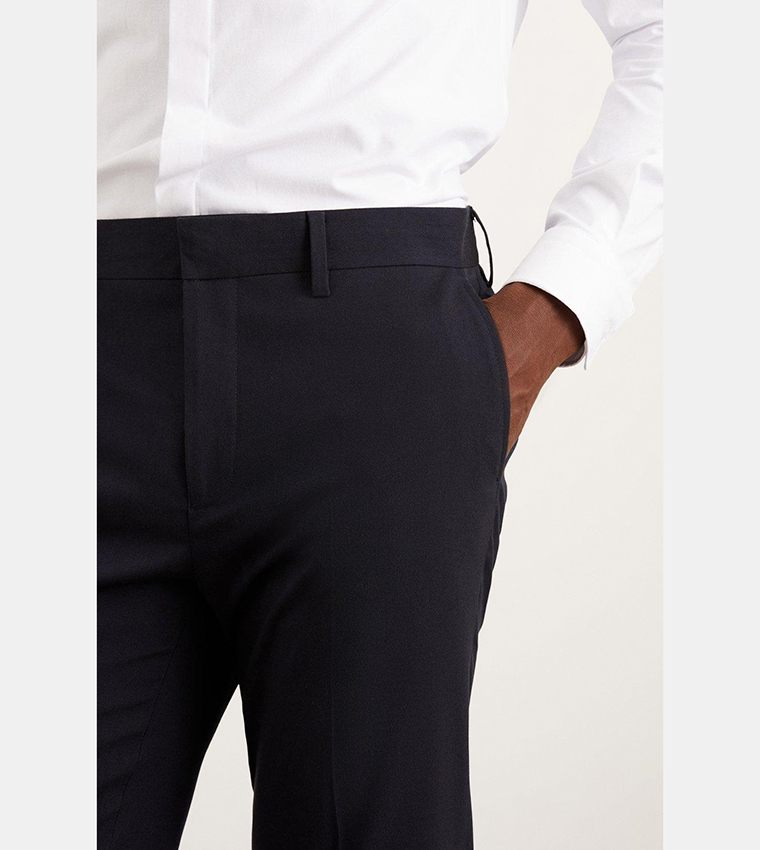 Slim Fit Navy Suit Trousers