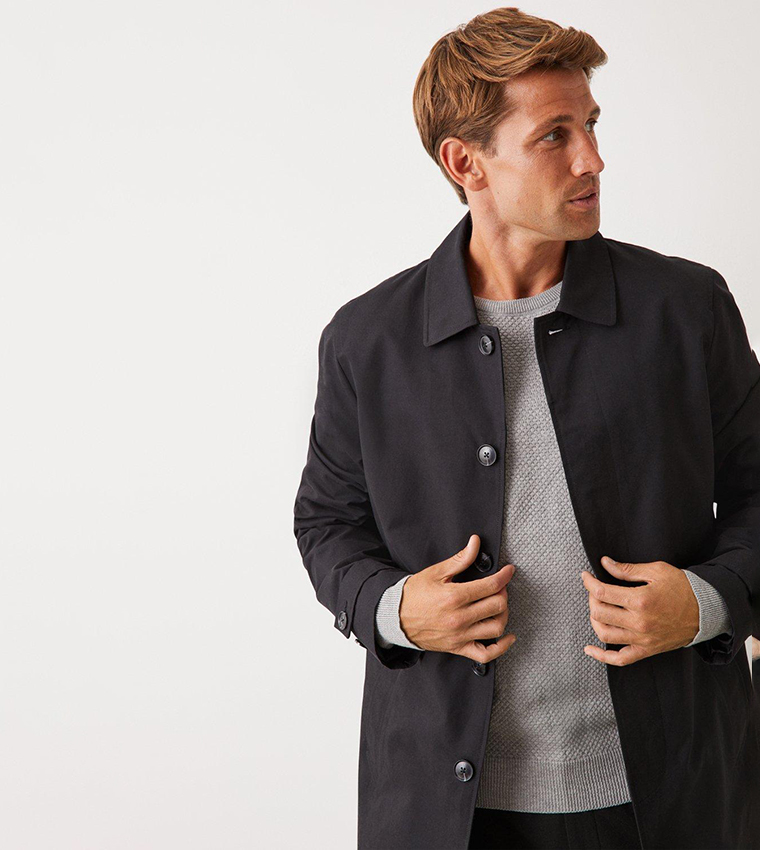 Solid Long Sleeves Overcoat