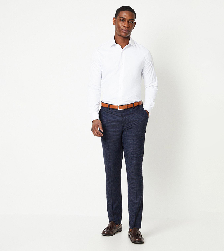 Easy Iron Double Cuff Tailored Shirt