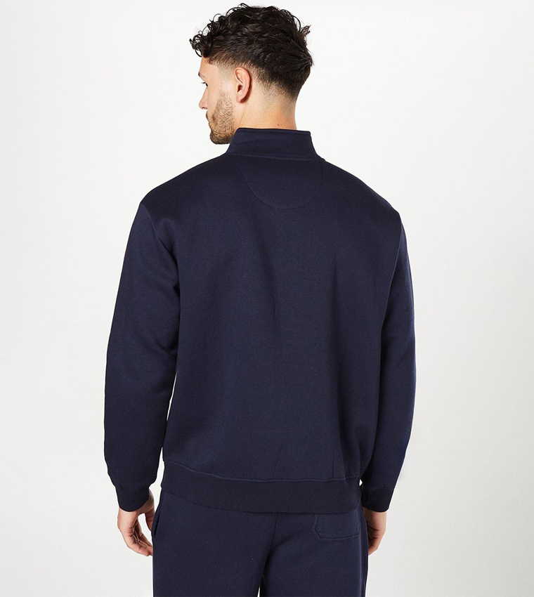 Half Zippered Long Sleeves Sweatshirt