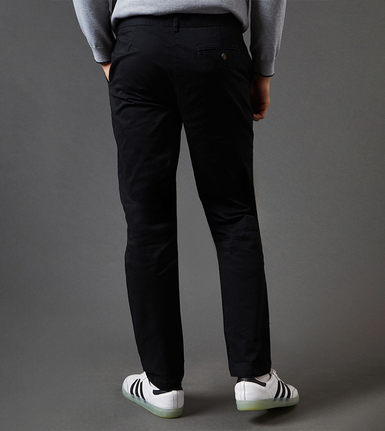 Mid Rise Slim Fit Chino Trousers