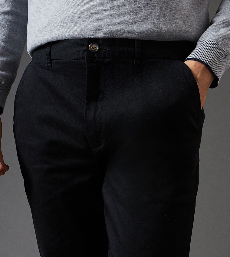 Mid Rise Slim Fit Chino Trousers