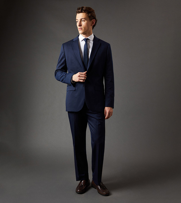 Solid Long Sleeves Regular Fit Blazer