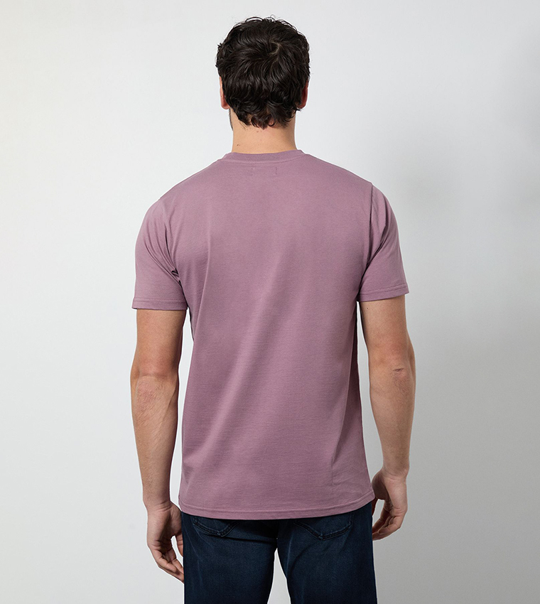 Solid Crew Neck T-Shirt