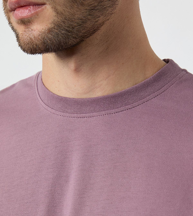 Solid Crew Neck T-Shirt