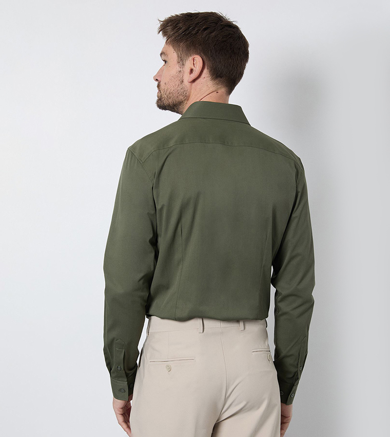 Easy Iron Slim Fit Long Sleeves Shirt