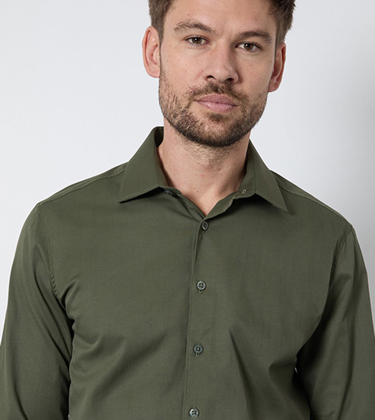 Easy Iron Slim Fit Long Sleeves Shirt