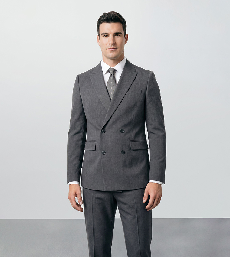 Essential Double Breasted Long Sleeves Blazer