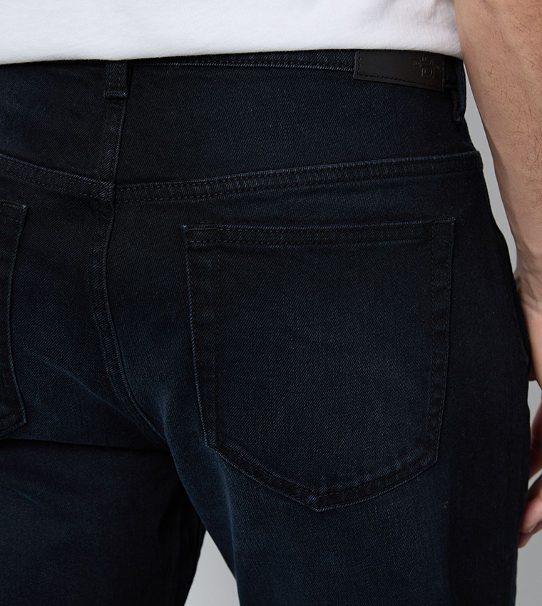 Dark Wash Stretch Slim Fit Jeans