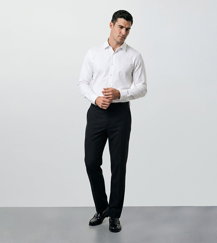 بورتون   بناطيل وتشينو رياضة - أسود Formal Pants