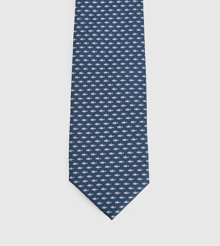 Fish Patterned Tie