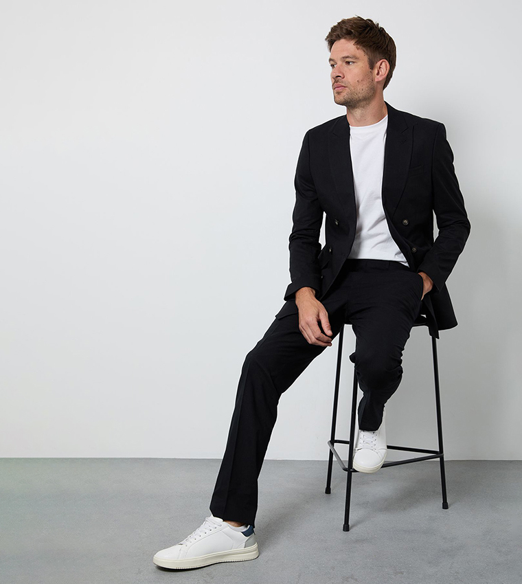 Linen Double Breasted Blazer