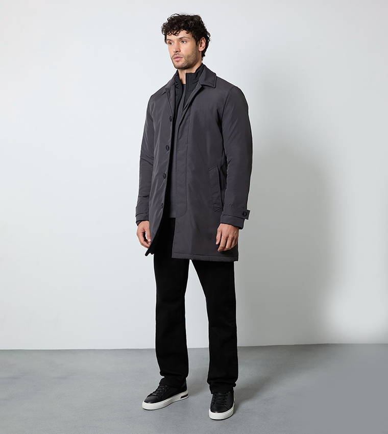 Insert Long Sleeves Padded Mac Jacket