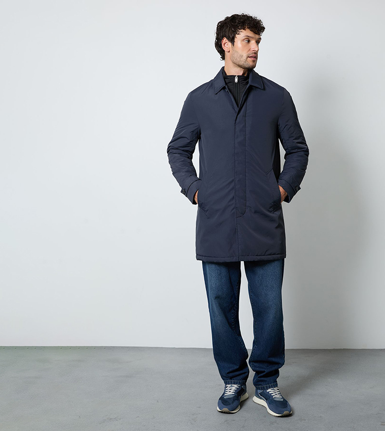 Insert Long Sleeves Padded Mac Jacket