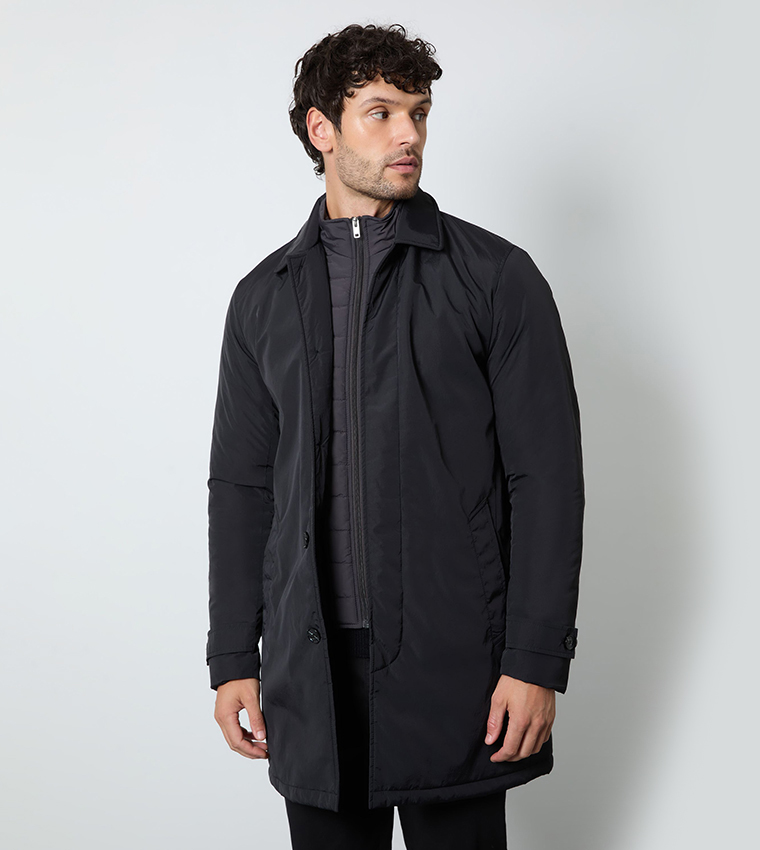 Insert Long Sleeves Padded Mac Jacket