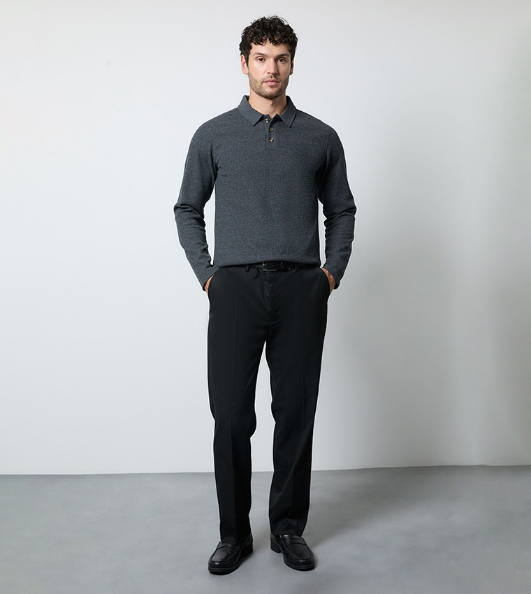 Regular Fit Formal Trousers