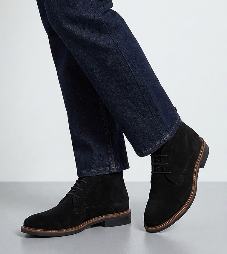 Suede Lace-Up Chukka Boots