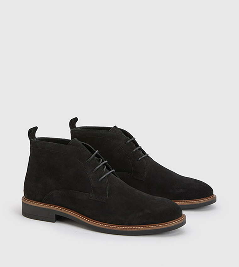 Suede Lace-Up Chukka Boots