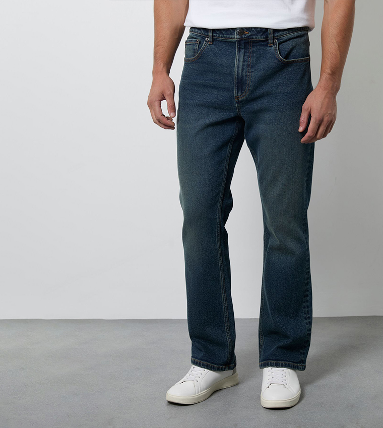 بورتون   جينزات قصة مستقيمة - أزرق Straight Jeans