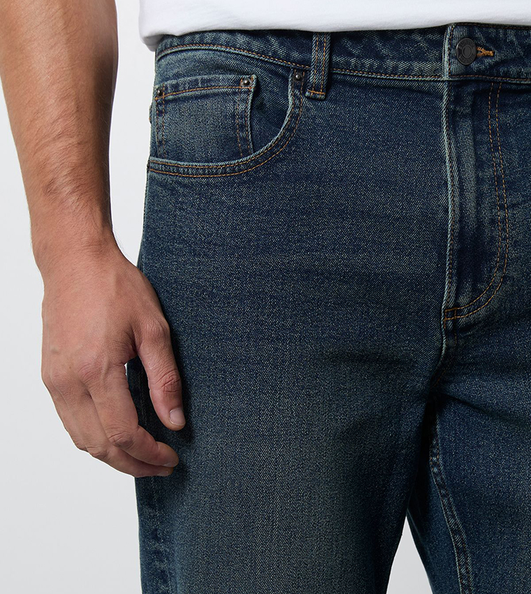 بورتون   جينزات قصة مستقيمة - أزرق Straight Jeans