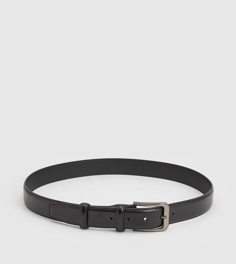Leather Buckle Belt