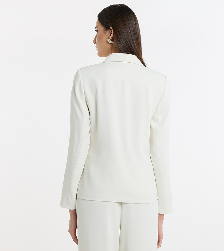 Double Breasted Shawl Collar Blazer