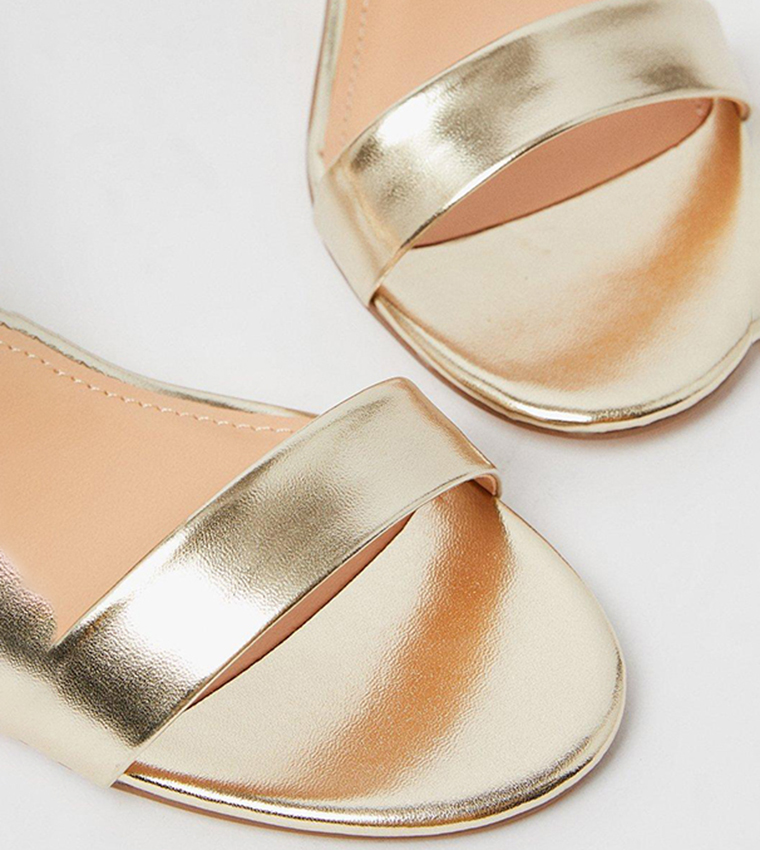 Thelma Ankle Strap Medium Block Heel Sandals