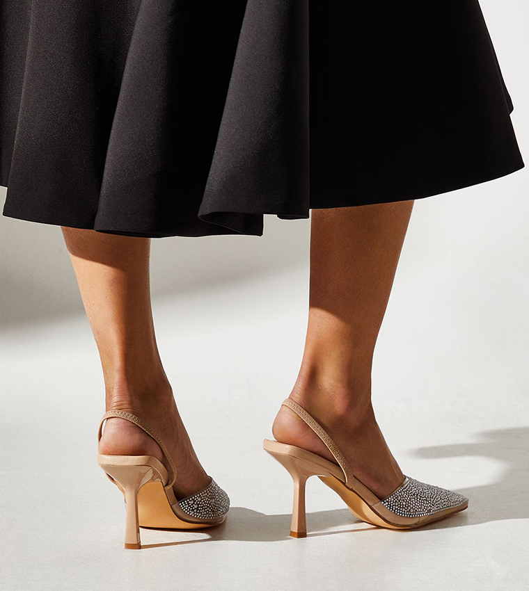 Tilly Embellished Slingback Pumps