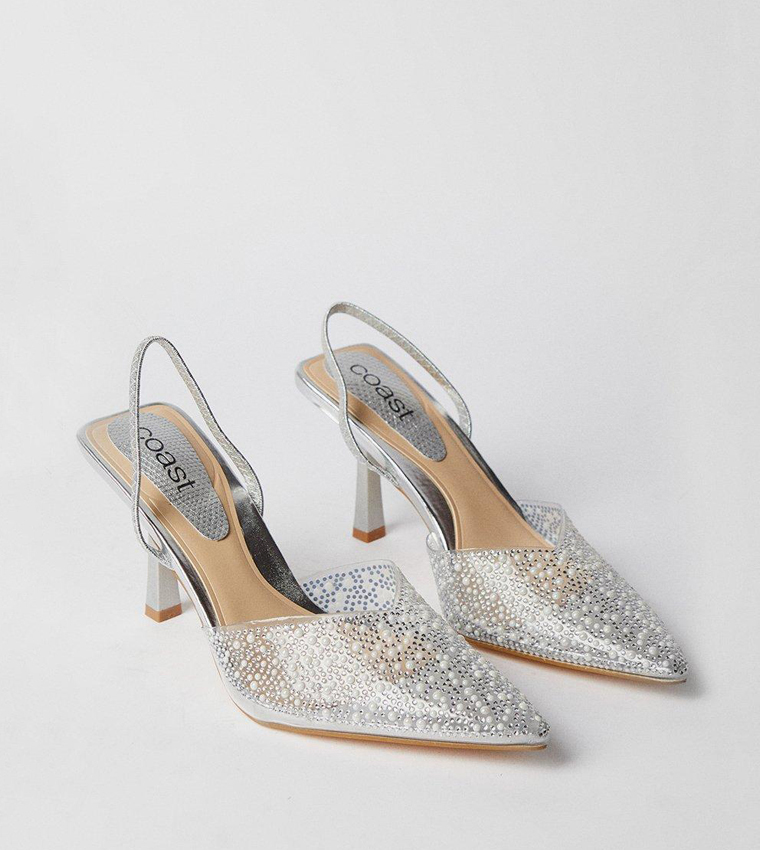 Coast  Pumps - Silver Pumps