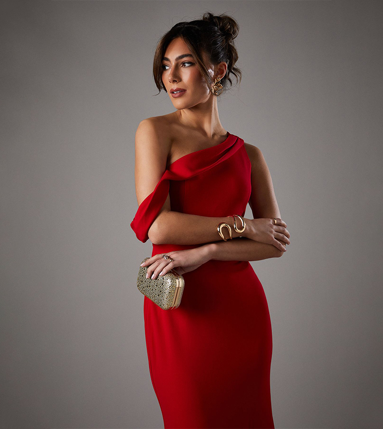 Statement Bow Back Tie Gown
